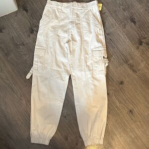Refuge Cream Cargo Pants